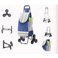 Foldable Shopping Trolley with Six Wheels